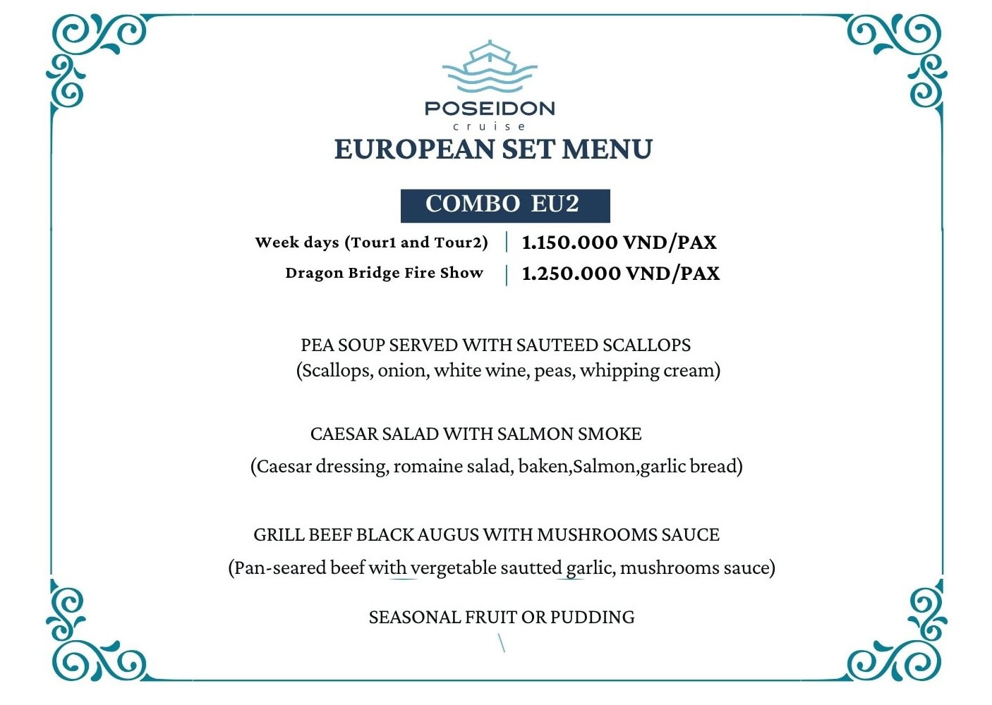 European Set Menu - Combo EU2