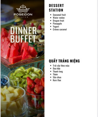 Buffet du thuyền poseidon